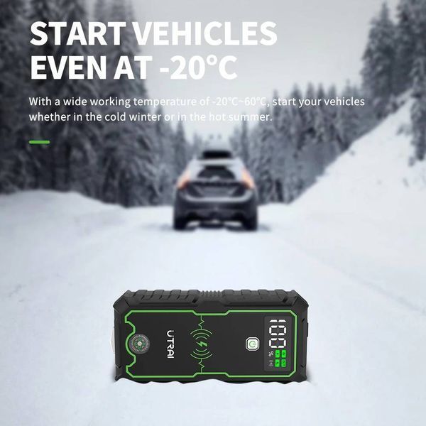 Бустер (пусковий пристрій) UTRAI JS-1 Pro 2500A, 12В, 59,2Wh (1388) 1388 фото Бустер (пусковий пристрій) UTRAI JS-1 Pro 2500A, 12В, 59,2Wh (1388) 1388 фото