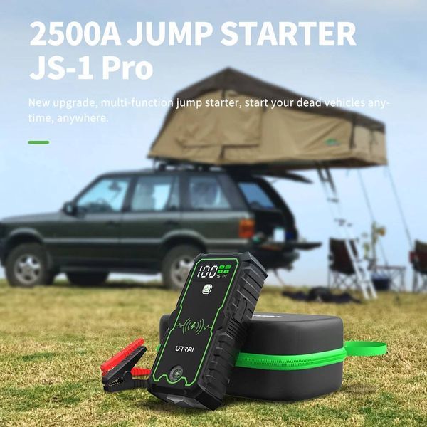 Бустер (пусковий пристрій) UTRAI JS-1 Pro 2500A, 12В, 59,2Wh (1388) 1388 фото Бустер (пусковий пристрій) UTRAI JS-1 Pro 2500A, 12В, 59,2Wh (1388) 1388 фото