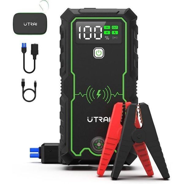 Бустер (пусковий пристрій) UTRAI JS-1 Pro 2500A, 12В, 59,2Wh (1388) 1388 фото Бустер (пусковий пристрій) UTRAI JS-1 Pro 2500A, 12В, 59,2Wh (1388) 1388 фото