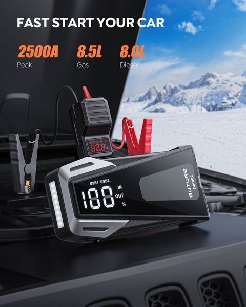 Пусковое устройство Buture Beta02 (2500A, 21800mAh / 80,66Wh) 1424 фото