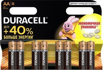 Батарейки (8 шт) Duracell AA LR06 MN1500 (710) 710 фото