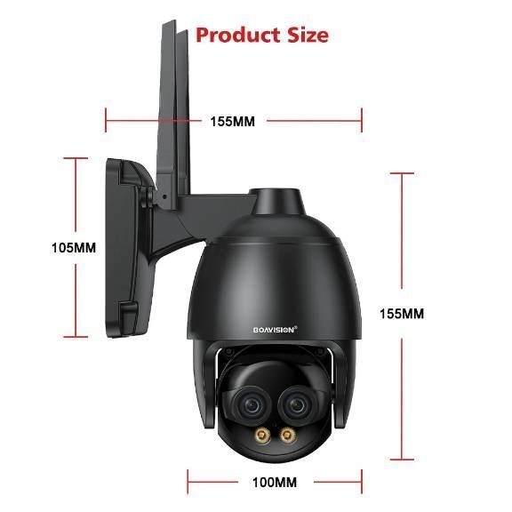 4G камера Boavision HD40S14HX-4G 8MP (WiFi, IP, PTZ) (1277) 1277 фото 4G камера Boavision HD40S14HX-4G 8MP (WiFi, IP, PTZ) (1277) 1277 фото
