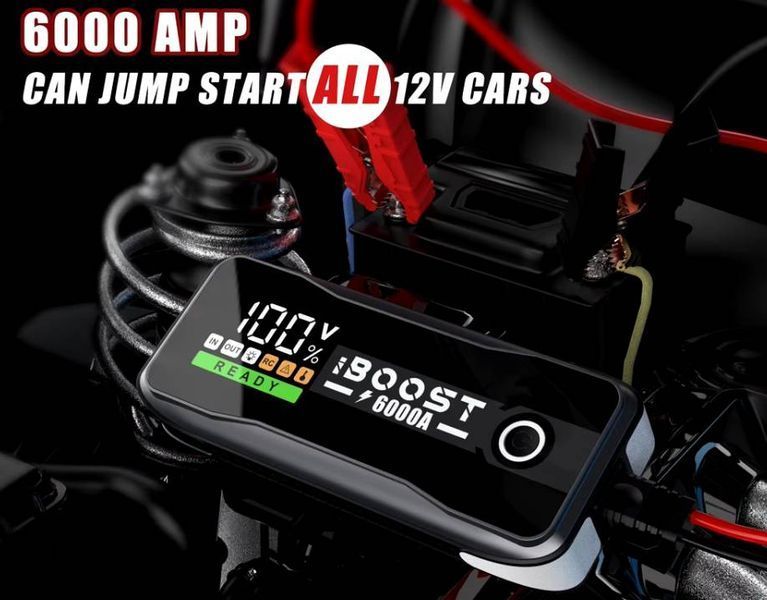 Бустер (пусковое устройство) iBoost L083 (6000A, 27000mAh / 99.9Wh) 1297 фото