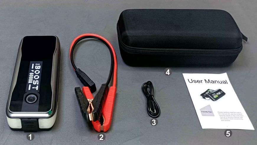 Бустер (пусковое устройство) iBoost L083 (6000A, 27000mAh / 99.9Wh) 1297 фото