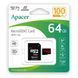 Карта памяти Apacer microSDXC 64Gb class 10 (+adapter SD) 1400 фото 2