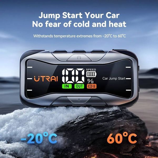 Бустер (пусковий пристрій) UTRAI JStar 10 6000A 12V 27000 mAh (1319) 1319 фото Бустер (пусковий пристрій) UTRAI JStar 10 6000A 12V 27000 mAh (1319) 1319 фото