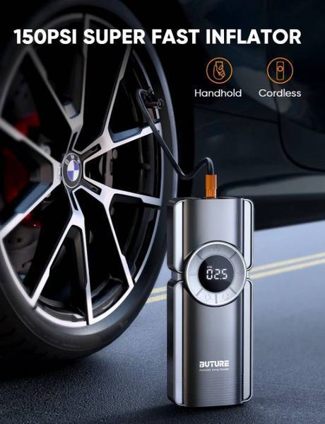 Пусковий пристрій Buture Beta01 з компресором (2500A, 20000mAh / 59.2Wh) (1287) 1287 фото