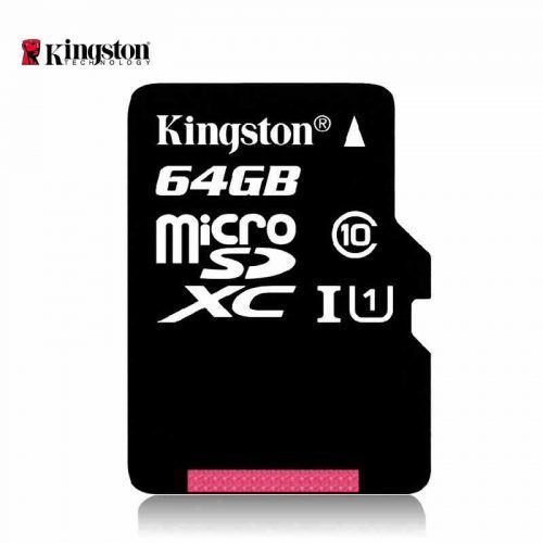 Карта пам'яті Kingston microSDHC 64Gb Class 10 (+adapter SD) (439) 439 фото