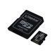 Карта пам'яті Kingston microSDHC 256Gb Class 10 (+adapter SD) (1199) 1199 фото 3