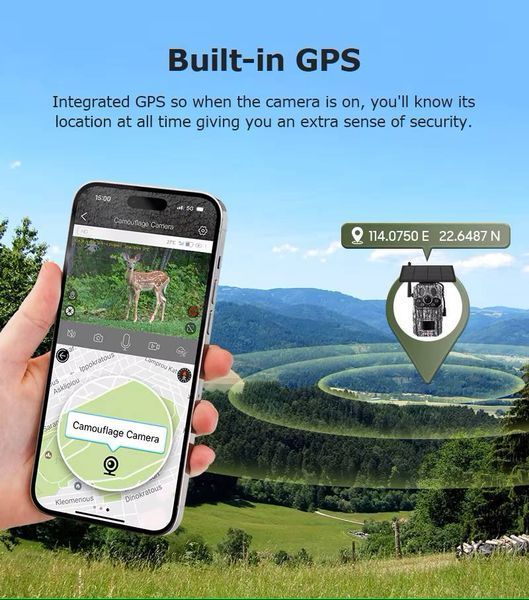 4G фотопастка SECTEC ST-CH808 GPS (7800mAh, Сонячна панель) (1390) 1390 фото 4G фотопастка SECTEC ST-CH808 GPS (7800mAh, Сонячна панель) (1390) 1390 фото